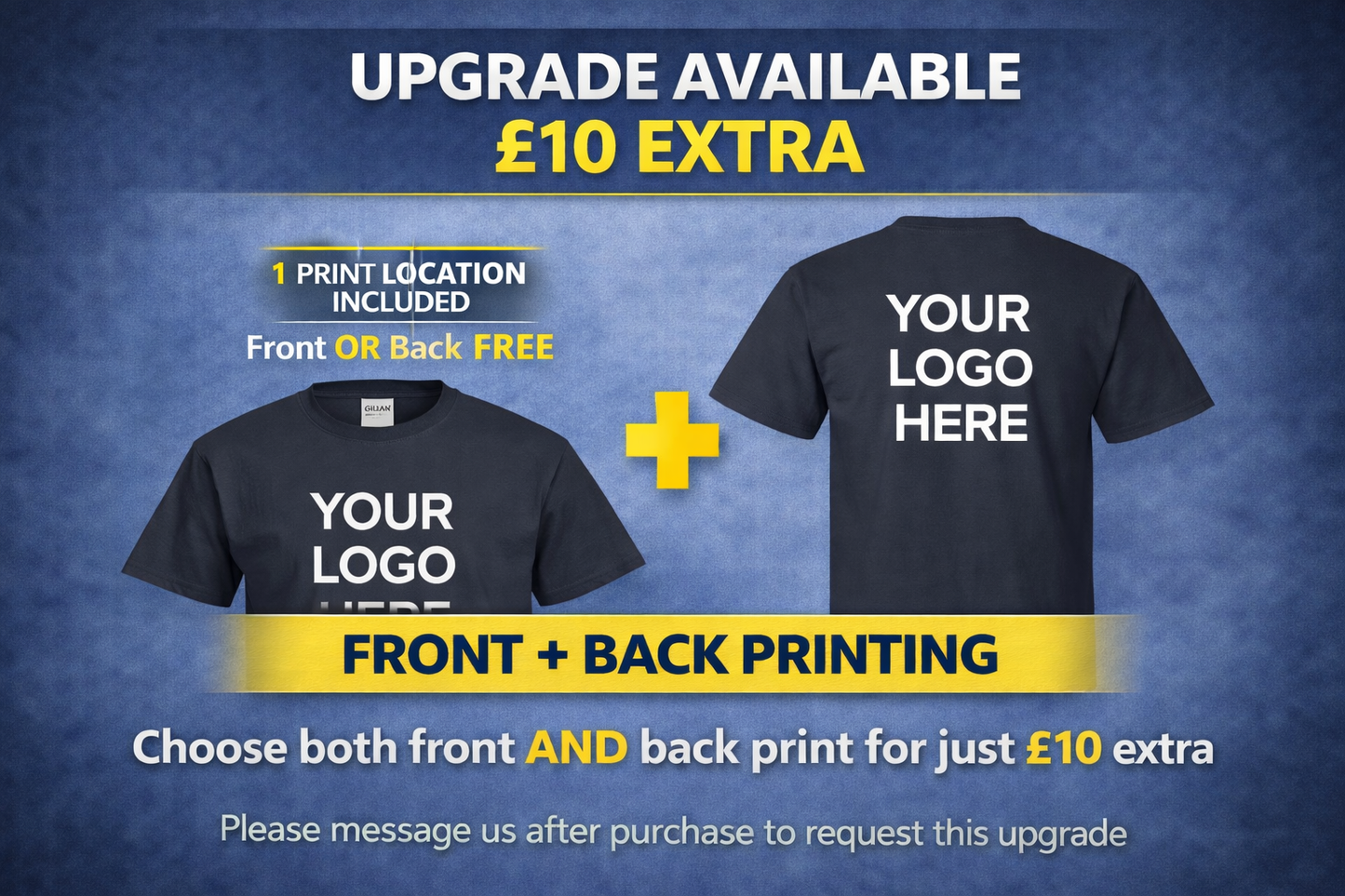 5 Custom Printed Work T-Shirts – Premium T-shirts | Business Logo Uniform | Printed with your Logo